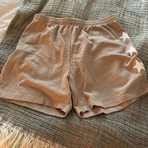 NWT Monrow star shorts